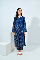Print Power By Mashrib Stitched 2 Piece Summer Suit-Valor - 2pc