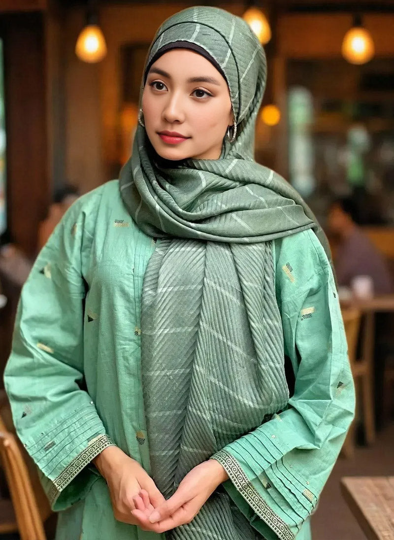 Hijab Ul Hareem Solid Crinkle Hijabs