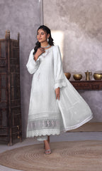 Shamooz Stitched 3 Piece Formals Suit-I-CH-0019-Mist Grey