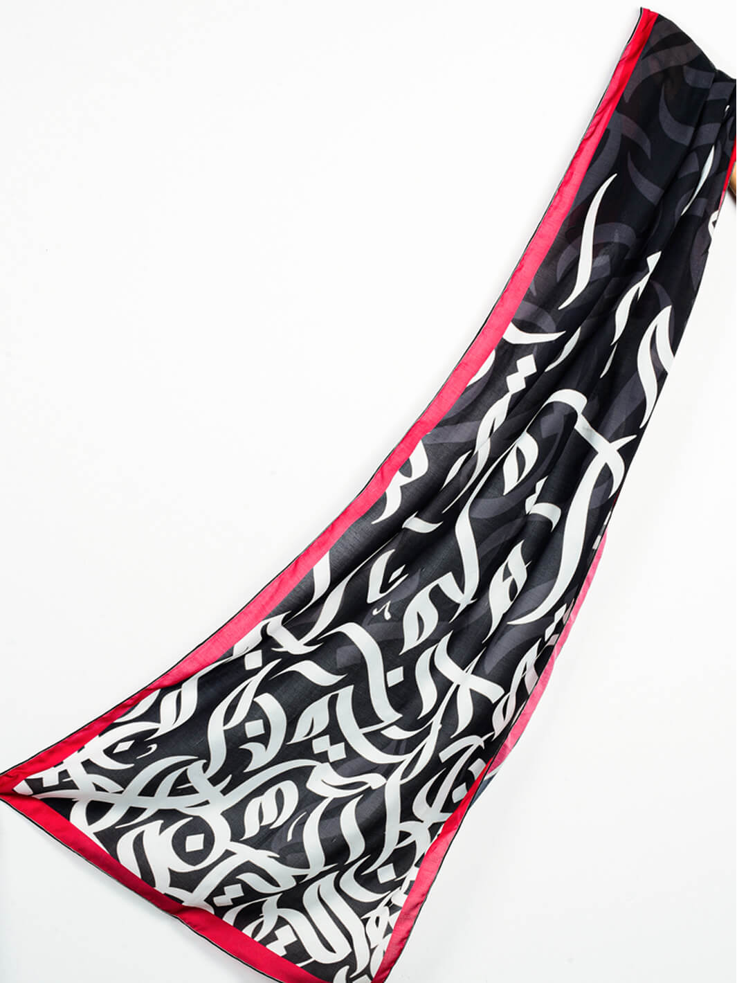 Tng By Md Men Stole Collection-Huroof Stole (Black - Men)