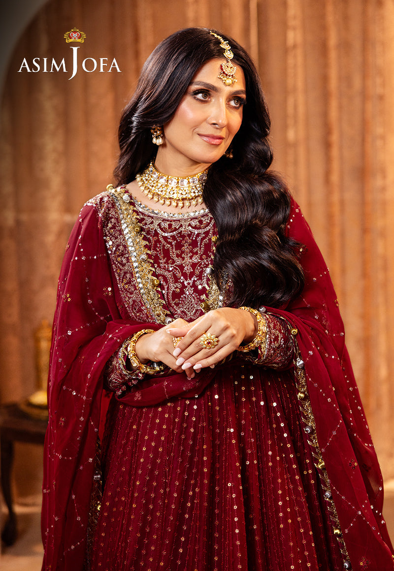 Asim Jofa Jaan-e-Jahan Ajjj-08 Embroidered Chiffon 3 Pcs