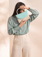 Fineur Handbag Stella Knot - Cyan