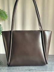 Fineur Pyramid Brown  Tote Bag Premium leather ladies purse for office and university Pakistan