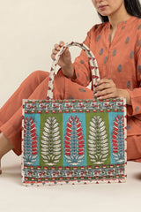 Fineur Canvas Tote Colorful Leaf