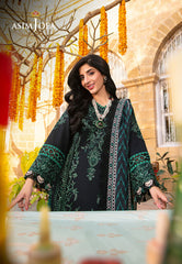 Asim Jofa Aira Summer Prints Ajar-32 Embroidered Jacquard 3 Pcs