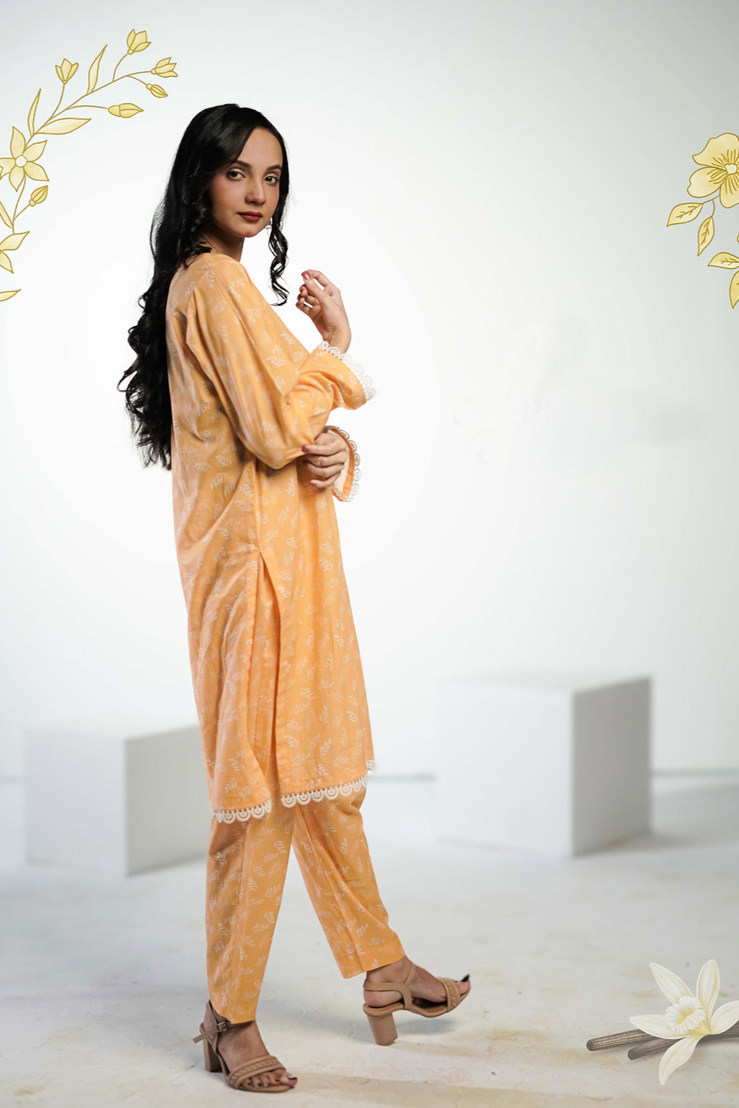 Ahlam Citrus burst Co-ord set Collection'2024