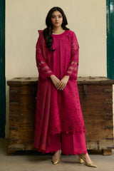 Vintage Flora By Manara Unstitched 3 Piece Summer Suit-VF-02-Nazneen