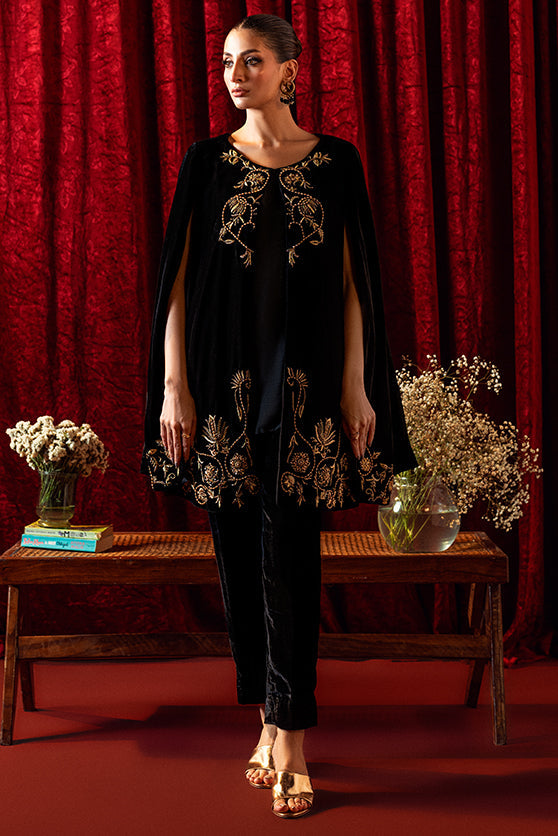 Bagh-E-Makhmal Separates By Zaaviay Stitched Night Blossom (Two Piece)
