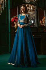 Gulab By Haniumaimaz Stitched 2 Piece Formals Suit-MONA