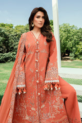 Florent Unstitched 3 Piece Emb Lawn Eid Edit Suit-FEF-1A