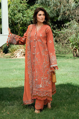 Florent Unstitched 3 Piece Emb Lawn Eid Edit Suit-FEF-1A