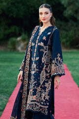 Florent Unstitched 3 Piece Emb Lawn Eid Edit Suit-FEF-1B