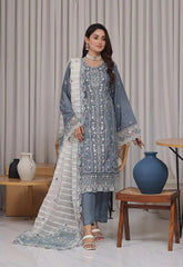 Dressline Un Stitched 3 Pcs Premium ChikankariEmb Viscose Zari Collection