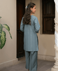 Kaanthaa Stitched 2 Piece Cotton Monar Formals Kids Suit-Chambeli Stitched (2-Piece)