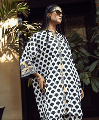 Sugar N Spice By Kaanthaa Stitched 2 Piece Summer Suit-Saffron Sunset Stitched (2-Piece)