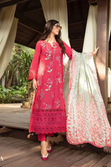 Maria B M Prints Unstitched 3 Piece Lawn Eid Suit-MPT-1802-A