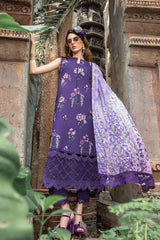 Maria B M Prints Unstitched 3 Piece Lawn Eid Suit-MPT-1802-B