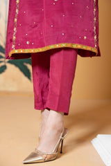 Zaaviay Eid Ul Adha Stitched Sahiban (Three Piece)