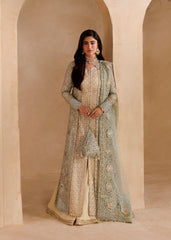 Sardinia Unstitched 3 Piece Luxury Brides Edit Suit-ELYSIA