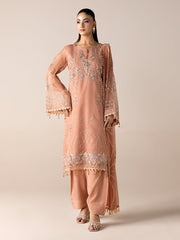 AURAPRET By Zebtan Stitched 3 Piece Luxury Formals Collection'2026-Aurapret-04 | 3 Piece Embroidered Organza Suit