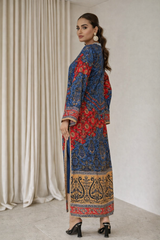 Serena by Madiha Gohar Unstitched Summer Suit-Mystic Medallion - Kaftan