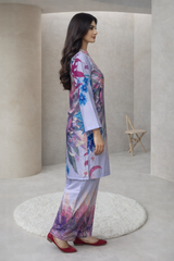 MG Casuals by Madiha Gohar Stitched Summer Suit-Silly Lilly - 2pc Printed Coord Set
