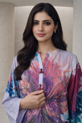 MG Casuals by Madiha Gohar Stitched Summer Suit-Silly Lilly - 2pc Printed Coord Set