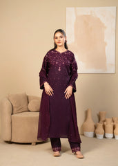 Tiraz Stitched 3 Piece Summer Suit-Tazeen
