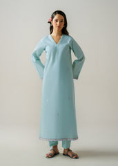 Solstic by Meerak Stitched 3 Piece Emb Lawn Suit-Faye
