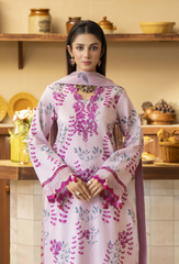 Senora By Humdum Stitched 3 Piece Emb Printed Lawn Collection'2025-D-04
