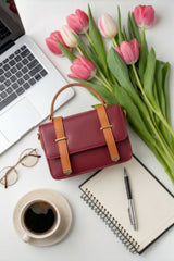 Fineur Handbag Melora - Burgundy