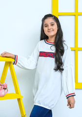 Georgette Printed Top - Wear Ochre