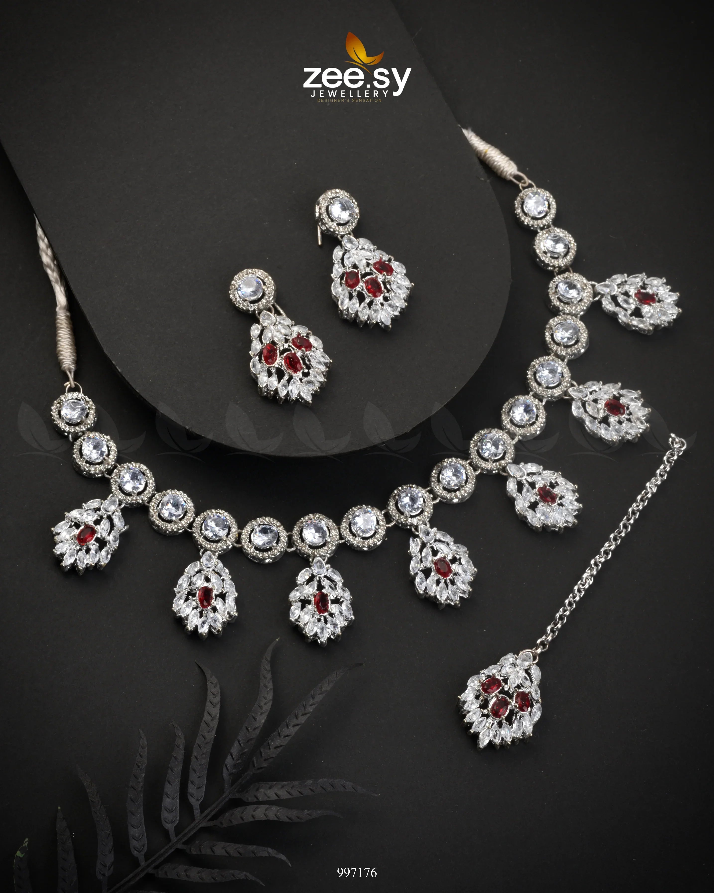 Thistle Necklace Set - Zeesy Jewellery