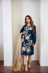 Panache Apparel Stitched Kurta Collection-Neelum