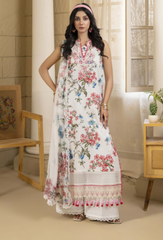 Senora By Humdum Stitched 3 Piece Emb Printed Lawn Collection'2025-D-08