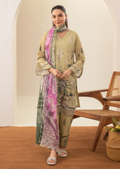 Solace by Meerak Stitched 3 Piece Summer Lawn Suit-DL 04