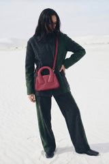 Fineur Handbag Crest - Maroon