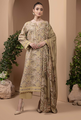Zara By Humdum Unstitched 3 Piece Winter Collection'2024-D-03