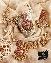 Made For Her-Noor Jahan ? Nauratan Earrings & Tikka - LNS1019
