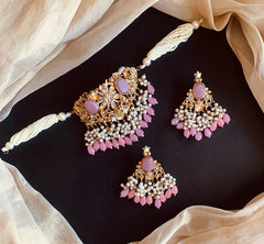 Made For Her-Pink Choker Set - MFH017