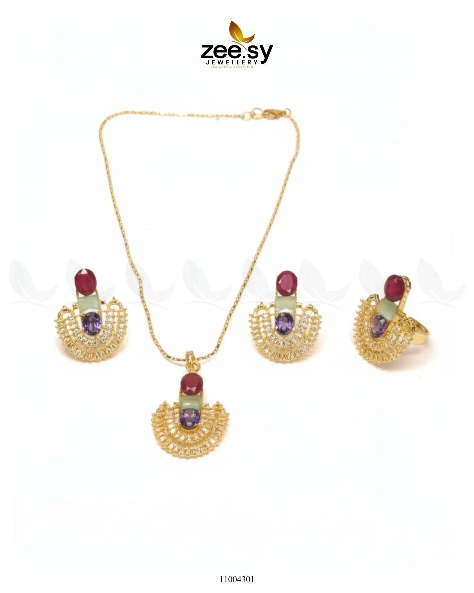 NECKLACE-0781 Multi - Zeesy Jewellery