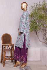 Bin Saeed Stitched 2 Piece Exc Co Ords Cotton Vol-02 Suit-WC-2385-Ferozi