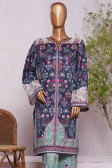 Bin Saeed Stitched 2 Piece Exc Co Ords Cotton Vol-02 Suit-WC-2386-Blue