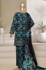 Signature By Sada Bahar Stitched 3 Piece Festive Emb Lawn Vol-02 Suit-ED-239-BLACK