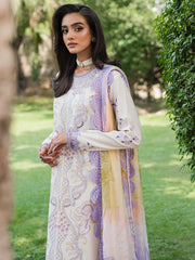 Wisteria by Roheenaz Unstitched 3 Piece Summer Lawn V-II Suit-23-A-Fatemeh