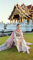 Zeenat Vol 23 By Zebtan Unstitched 3 Piece Luxury Formals Collection'2026-ZN-01| Zeenat Vol 23