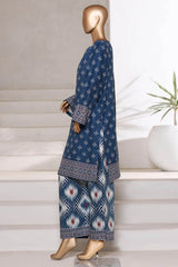 Bin Saeed Stitched 2 Piece Co Ords Cotton Collection'2025-WC-2405-Blue