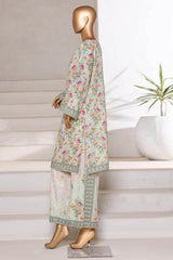 Bin Saeed Stitched 2 Piece Co Ords Cotton Suit-WC-2407-Multi