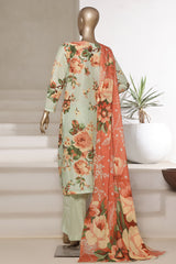 Sada Bahar Stitched 3 Piece Printed Cambric Vol-01 Suit-241-PISTA
