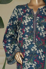 Bin Saeed Stitched 3 Piece Printed Lawn Suit-NSM-2434-Blue